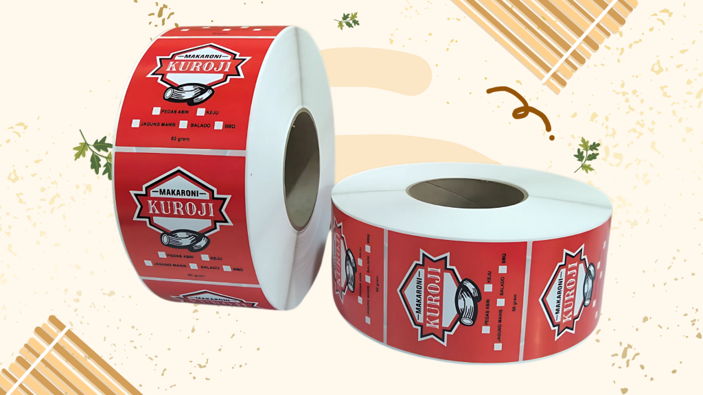 label stiker custom produl