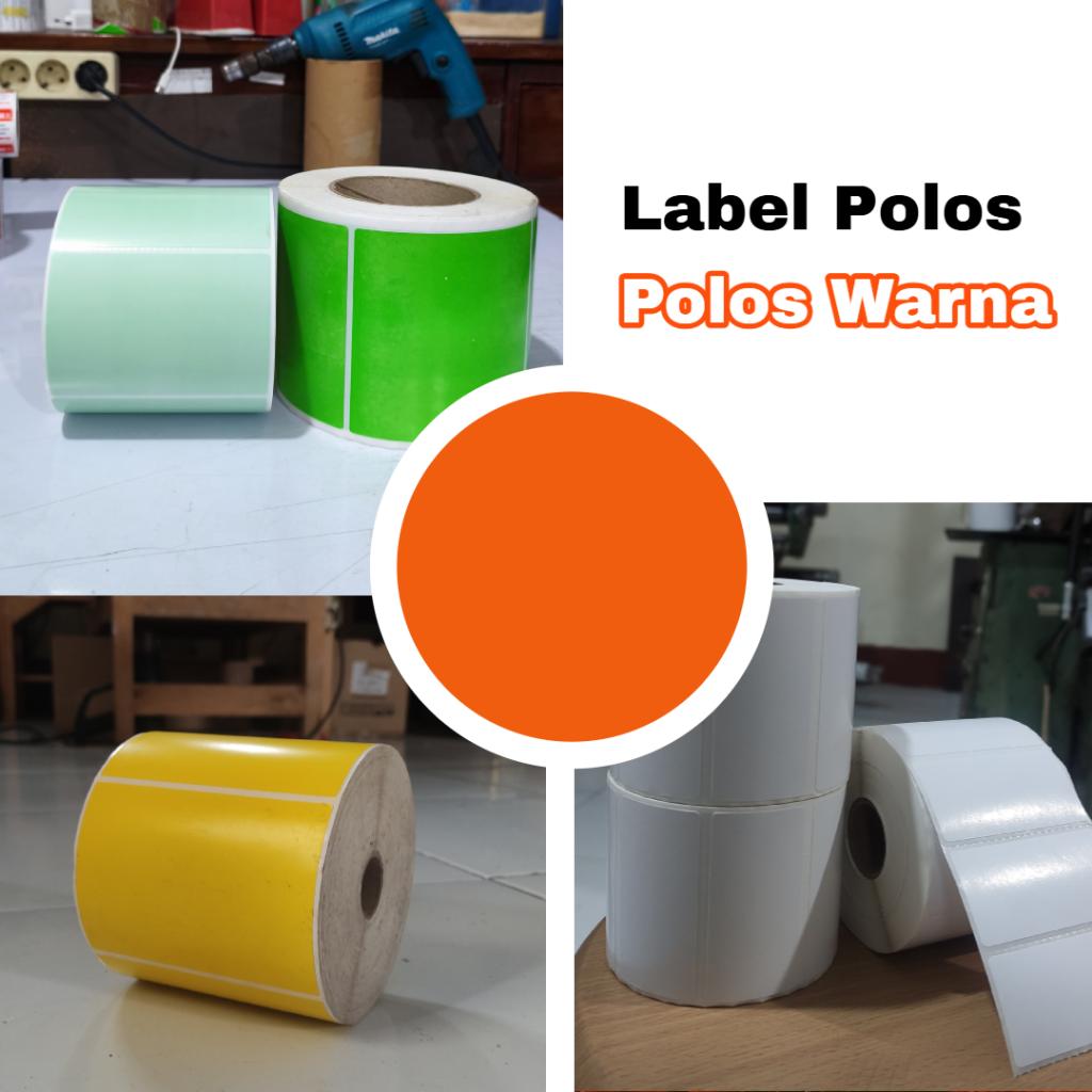 label stiker polos
